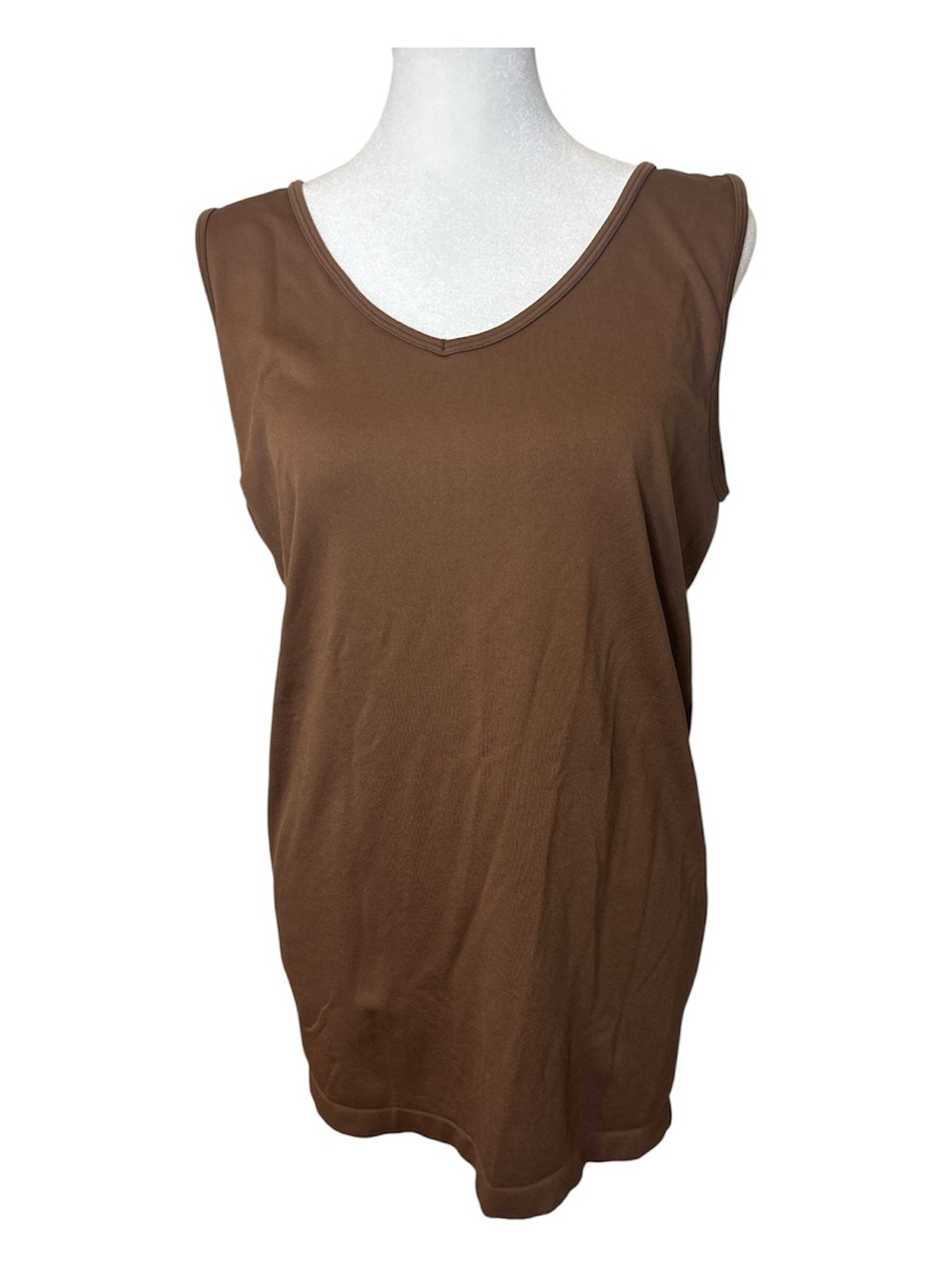 Lane Bryant Classic Brown V-Neck Sleeveless undergarment or shapewear Size 18/22